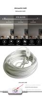 Tira De Luces LED Neón Toque USB 5V 120LED/M Dimmable Impermeable Para Silicona Tubo Habitación Cocina Decoración De Ambiente - details 3