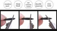 Tijeras De Uñas De Acero Inoxidable Para Uñas Postizas Y Acrílicas PINPAI Uso Manicura Y Cura De Uñas UV Clipper Cortador De Uñas Forma U - details 3
