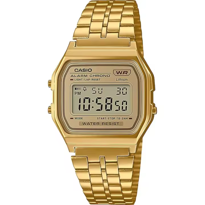 Reloj Casio Digital Vintage Dorado A158wetg-9aef - 1