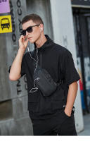 Bolsa De Pecho Para Hombre Moda 2023 Small Male Crossbody En Tela Oxford Japonesa Bolsa De Hombro Diseñadora Para Viaje Deportes - details 4