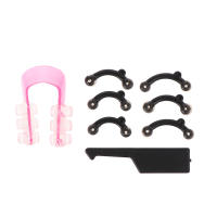 Set De 6 Piezas Herramienta De Masaje Para La Nariz De Mujer Tamaño Ajustable No Dolorosa Levantador De Puente Nariz - details 5