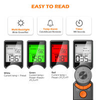 Termómetro Digital Portátil Para Carne Y BBQ Lectura Inmediata Impermeable Para Cocina Termómetro De Alimentos Con Pantalla LCD Mano a Ojo Número De Modelo: Food BBQ Thermometer - details 4