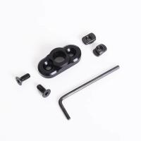 Montura De Cierre Rápido QD 1.25” Para Correa De Dos Puntos 360° Rotatable Botón De Presión Fácil De Montar Accesorio De Montura De Scope - details 4