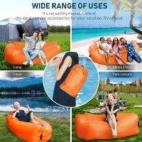 Sofá Inflable De Lujo Para Exteriores Sofá De Camping Plegable Inflable Silla De Tendencia Para Playa Y Pícnic Muebles Inflables Para Apartamentos Espaciosos Y Ecológicos - details 0