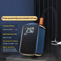 Bomba de inflado de neumáticos para automóvil, compresor de aire eléctrico para automóviles y motocicletas con apagado automático y pantalla digital - details 1