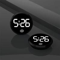 Reloj Digital Creativo LED Para Coche Mini Reloj Interno Adhesivo Ornamento Automotriz Accesorios Para Coche Material ABS - details 0