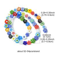 Hilo De 1 Pieza De Flores Hechas a Mano Millefiori De Vidrio Para DIY Joyería De Cuentas Para Niñas Collares Pulseras Kit De Fabricación - details 5