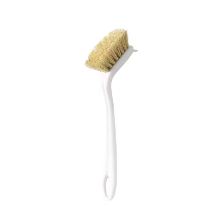Cepillo De Cocina Con Mango De Plástico Y Cerdas De Sisal/Cabello De Caballo Para Limpieza De Ollas Sartenes Y Utensilios - 1