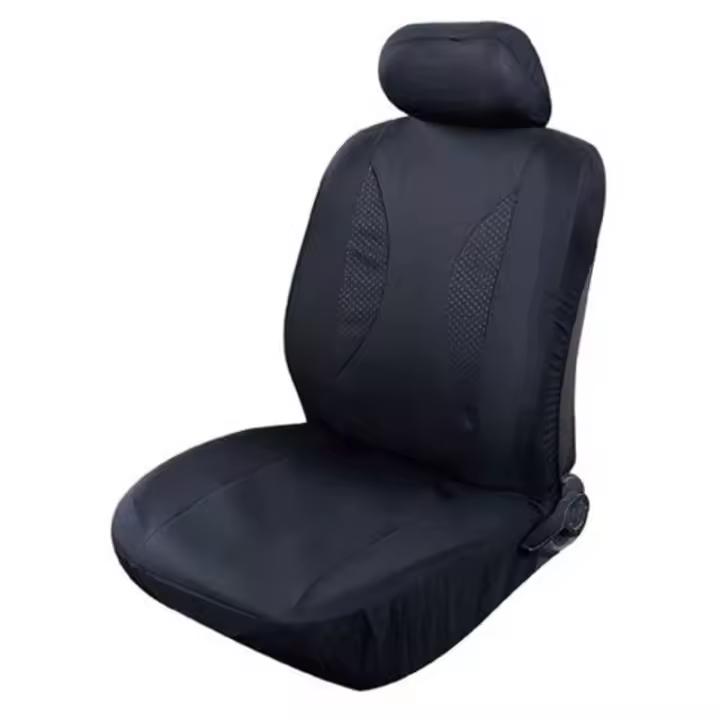Funda de asiento de coche para varios modelos, color negro, 1 pieza - 1