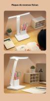 Lámpara De Escritorio LED Táctil Recargable USB Con 3 Niveles De Iluminación Protección Ocular Plegable Para Dormitorio Luz Nocturna Para Mesa - details 10