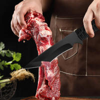 Cuchillo De Cocina Multipropósito Acero Inoxidable Mango De Cuerda BBQ Cuchillo De Carne Y Pescado Para Preparación De Alimentos - details 13