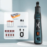 Set De Molinos Eléctricos USB 3.6V Mini Pluma Grabadora Y Herramienta Giratoria Para Grabado De Jade Y DIY Sin Fuente De Alimentos Química Alta - details 4