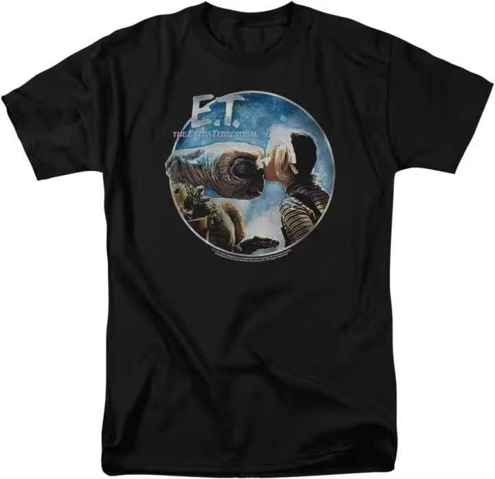 Hombres Et The Movie E.t. Camiseta de retrato - 1
