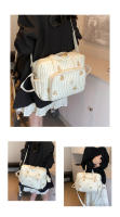 Bolso Grande Para Mamá Organizador De Bebé Maternidad Bolsa De Diaper Bordada Para Mujer Cruzable Hombro Viaje Al Hospital - details 1