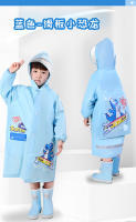 Chaqueta Impermeable Para Niños Con Mochila Dinosaurio Y Unicornio PVC Divertida Y Práctica Ropa Para Lluvia De Niños - details 17