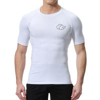 Camiseta De Compresión Para Imprimir Nube Para Hombres Camisetas De Entrenamiento En El Gimnasio Running Deportes Secado Rápido Tops Activos - details 6