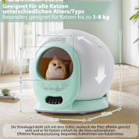 Arenero autolimpiable para Gatos de 65 L, sensor infrarrojo, eliminación de olores y control por App. - details 0