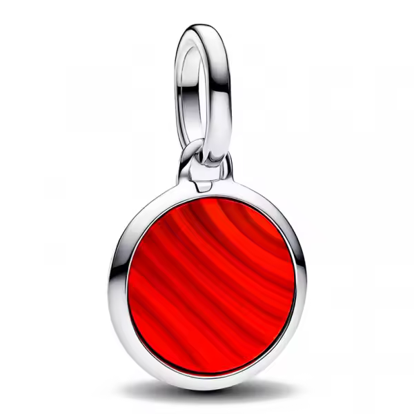 Pandora - Charm Mini Medallón Grabable Pandora ME Rojo 793389C01 - 1