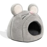 Cueva De Algodón Lavable Para Conejo De Guinea Hogar Acolchado Antideslizante Caliente Escondite Para Mascotas Pequeñas Chinchilla Erizo - details 1