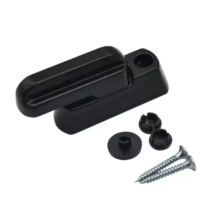 Cerradura De Ventana Y Puerta De PVC UPVC Alta Calidad Para Hogar Y Balcones Seguridad Barra De Seguridad Manija Cerradura De Escobilla Tamaño 68 X 21 Mm - 1