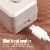 Selladora De Bolsas Mini 2 En 1 Recargable Con Cuchillo Cortador Selladora Portátil Para Almacenamiento De Alimentos Y Plásticos Eco-amigable - details 2
