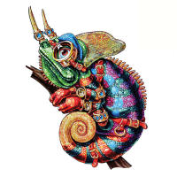 Rompecabezas De Madera En Forma De Dinosaurio Y Mariposa Juego De Ocio Único Para Adultos Y Niños Decoración Del Hogar - details 14