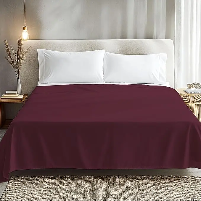TODOBIEN STORE - Sábana Plana para Cama 90,100,105,135,140,150,160,180 - Sábana encimera 100% Poliester - 1