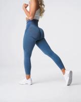 Leggings Sin Costuras Para Mujer Levanta Glúteos Curvas Ropa Deportiva Yoga Gimnasio Fitness Color Rosa C6206 Tallas Variadas - details 5