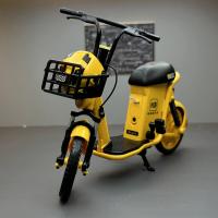 Bicicleta Eléctrica a Escala 1:8 Para Niños Modelo De Bicicleta Compartida De Aleación De Metal Con Neumáticos De Goma Y Luz Sonido Regalo Para Niños - details 16
