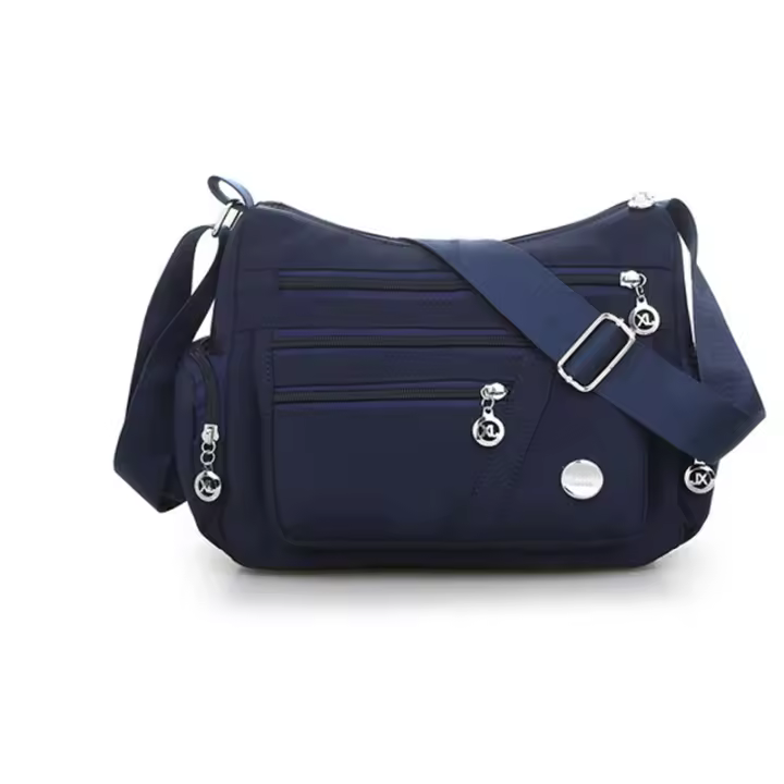 Bolso De Hombro Para Mujer Nylon Impermeable Gran Capacidad Bolso Bandolera Casual De Viaje Bolso De Mano De Alta Calidad - 1