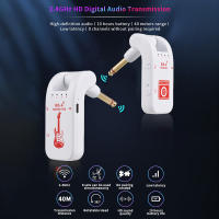 Sistema Inalámbrico Para Guitarra 2.4G Recargable Transmisor Receptor Para Electrónica De Guitarra Y Bajo Transmisión En Tiempo Real - details 0