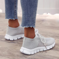 Zapatos Deportivos De Moda Para Mujer Verano Clásicos Transpirables Casual Con Cordones Ligeros Y Cómodos Para Correr Y Uso Diario - details 5