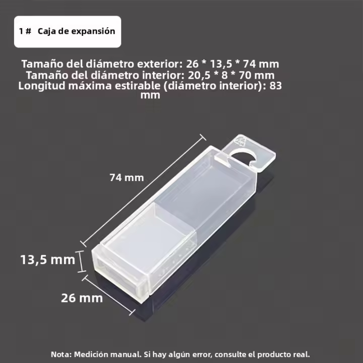 Caja Telescopica Rectangular De Plástico Para Almacenamiento De Herramientas Y Accesorios De Taladro Y Millado - 1