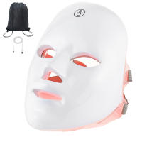 BIT Máscara Facial Led Therapy De Fotón Device Regenerador De 7 Colores Equipo Rejuvenecimiento De La Cuero Acné Arrugas Lineas Expression Manchas Rosacea Luz Diodos Recargable de - details 1