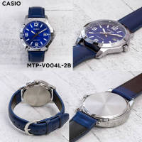 Reloj analogico Casio MTP-V004L-2b correa piel azul - details 3