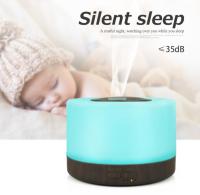 Mini Difusor De Aceites Esenciales 500ml Con Control Remoto Y Luz Nocturna Colorida Humidificador De Mesa USB Para Aromaterapia - details 0