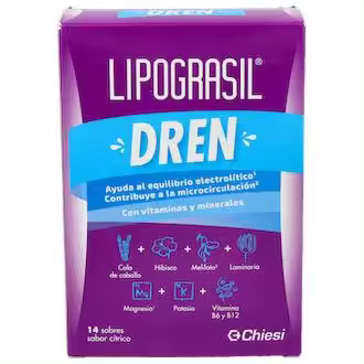 Lipograsil Drenante Sabor Cítrico, 14 Sobres - 1
