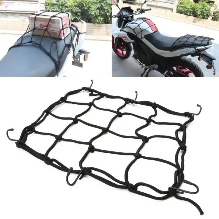 Red De Equipaje Para Motocicleta De Alta Calidad Con 6 Gancho Ajustable Para Tanque De Combustible Y Carga Moto Accesorios De Viaje - 1