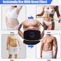 Estimulador Muscular EMS Entrenador Abdominal Cinturón De Adelgazamiento Y Modelado Corporal Masajeador De Fitness Para El Hogar Ajuste Multidimensional Para Hombres Y Mujeres - details 6