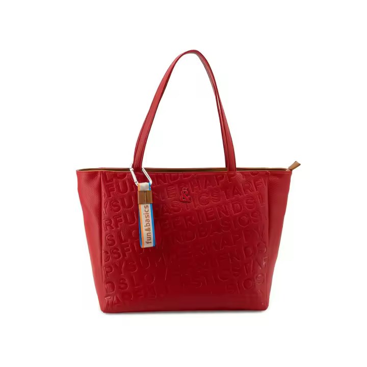 Bolso shopper PAVERO rojo - 1