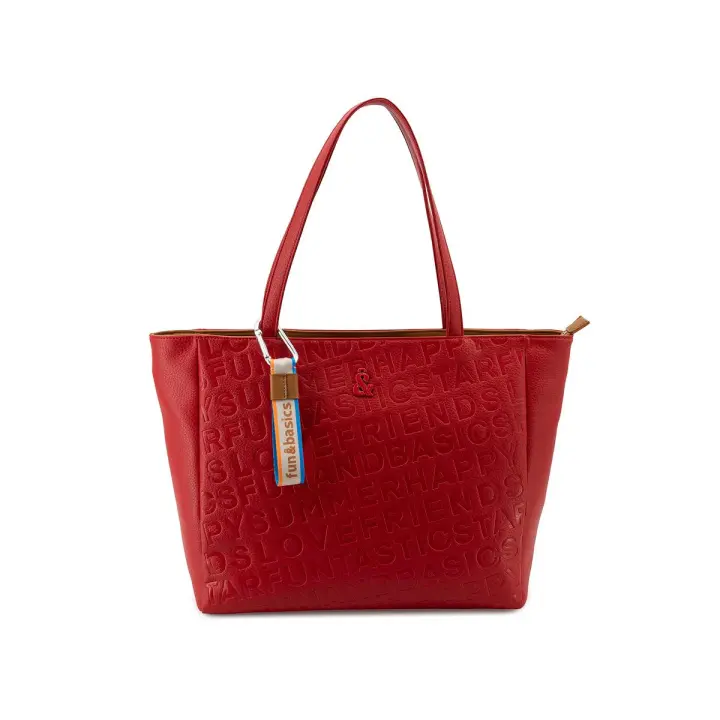 Bolso shopper PAVERO rojo - 1