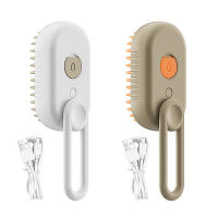 Cepillo Eléctrico De Vapor Para Mascotas 3 En 1 Limpieza Y Masaje De Perros Y Gatos Eliminador De Pelo Belleza Cepillo Adecuado Para Mascotas - details 2