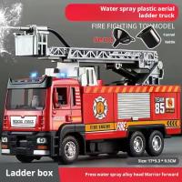 Camión De Incendio Eléctrico Para Niños Con Sonido Y Luz Juguete Divertido Para Niños Escala 1:32 Material Plástico - details 0