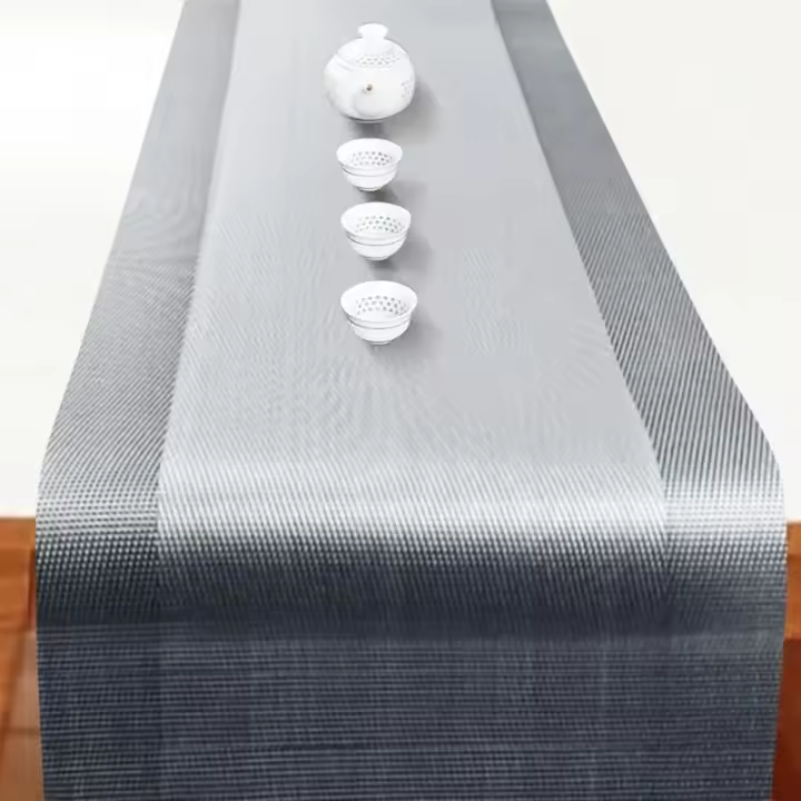 Bandera De Mesa Moderna Y Sencilla En PVC Impermeable Y Antigrasa Para Decoración De Hogar Restaurante Hotel Banquete Tamaño Variable - 1