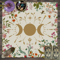 Mantel De Taro Lunar 1pc Decorativo Para Atracción Y Brujería Divination Astrológica Material Poliéster Sintético Forma Cuadrada - details 7