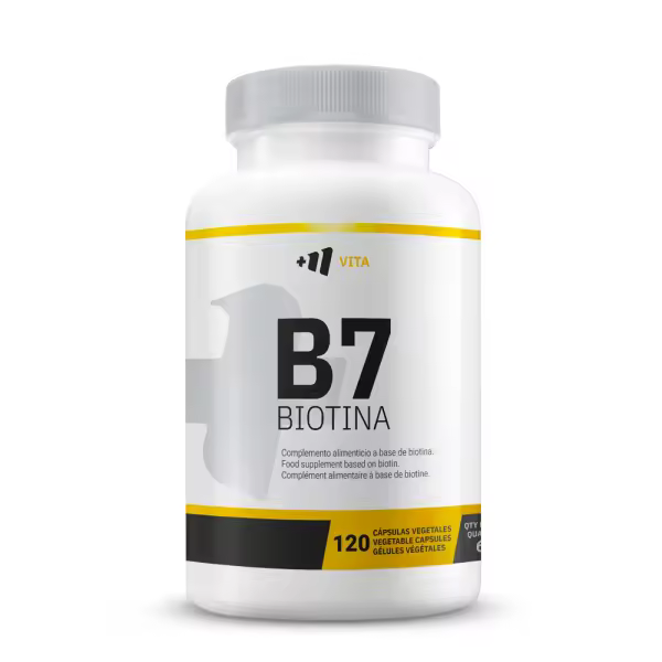 B7 Biotina 500 ug - 120 Cápsulas Vegetales de MM Supplements - 1