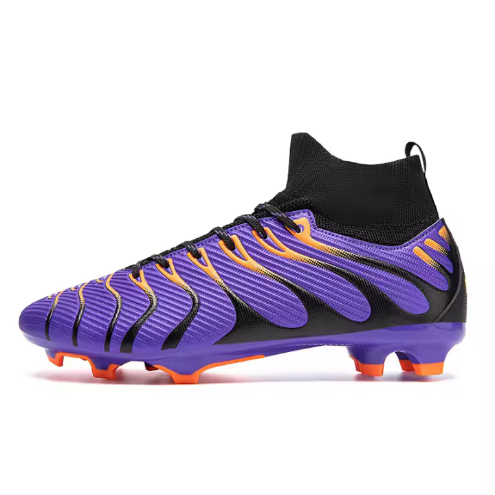 Zapatos De Fútbol Messi De Calidad Antideslizantes Y Resistente Al Desgaste Para Entrenamiento Y Juego En Pista De Futsal Talla 39-44 Color Morado - 1