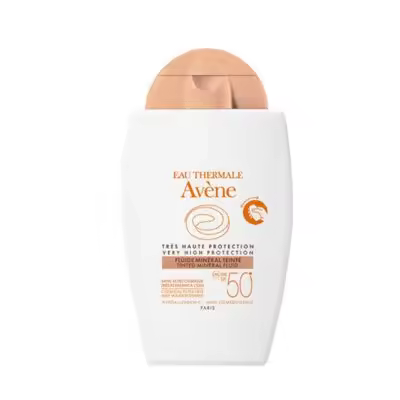 Avène SPF 50+ Fluido Mineral Color 40 ML - Protección Solar Piel Sensible - 1