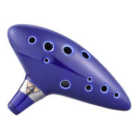 Ocarina De Cerámica Alto C Con 12 Agujeros Flauta De Viento Instrumento Musical - details 8