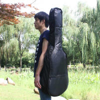 Estuche Portátil Para Guitarra Acústica Clásica De 38/41 Pulgadas Con Correa De Hombro Y Mochila Negra Accesorios Para Guitarra - details 2